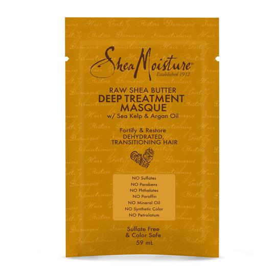 شيا مويستشر كيس ماسك زبدة الشياShea Moisture Shea Butter Masque ،معالجة الشعر بزبدة الشيا الخام Raw Shea Butter Treatment