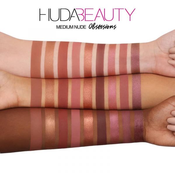 ايشدو هدى بيوتي نودHuda Beauty NudeEyeshadowPalette ، متوسط Medium