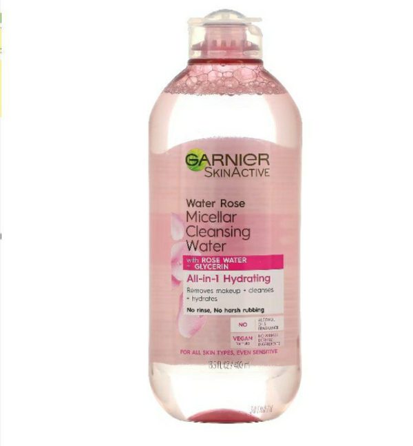 غسول ميسيلار سكين اكتف Micellar SkinActiveمزيل للمكياج ومنظف للبشرة من غارنييه